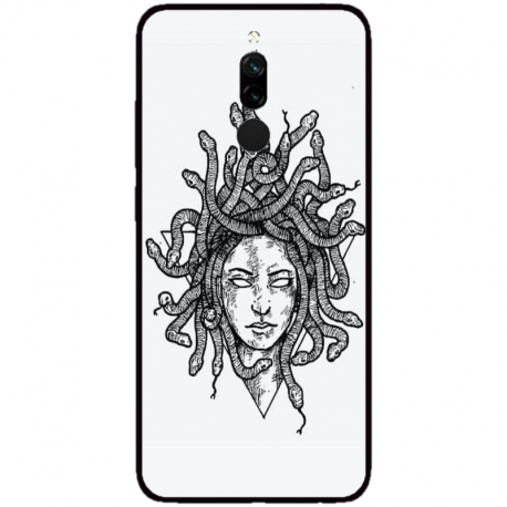 Husa personalizata tip carcasa HQPrint pentru Xiaomi Redmi Note 8 Pro, model Medusa 2, multicolor, S1D1M0230