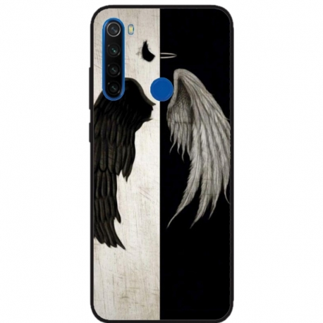 Husa personalizata tip carcasa HQPrint pentru Xiaomi Redmi Note 8, model Angel Wings, multicolor, S1D1M0004