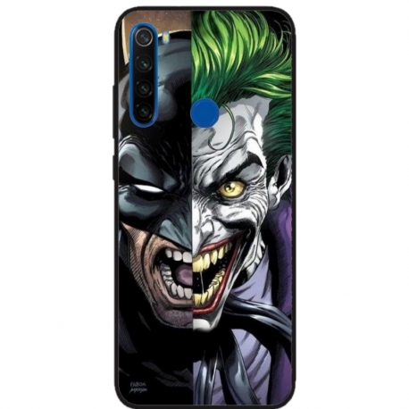 Husa personalizata tip carcasa HQPrint pentru Xiaomi Redmi Note 8, model Batman VS Joker, multicolor, S1D1M0012