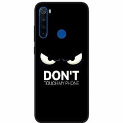 Husa personalizata tip carcasa HQPrint pentru Xiaomi Redmi Note 8, model Dont touch my phone 1, multicolor, S1D1M0035