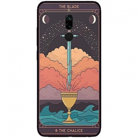 Husa personalizata tip carcasa HQPrint pentru Xiaomi Redmi Note 8 Pro, model Tarrot, multicolor, S1D1M0267