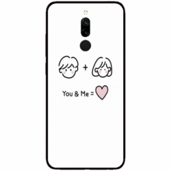 Husa personalizata tip carcasa HQPrint pentru Xiaomi Redmi Note 8 Pro, model You and Me, multicolor, S1D1M0274