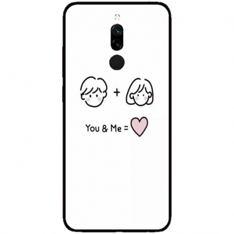 Husa personalizata tip carcasa HQPrint pentru Xiaomi Redmi 8, model You and Me, multicolor, S1D1M0274