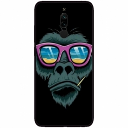 Husa personalizata tip carcasa HQPrint pentru Xiaomi Redmi Note 8 Pro, model Gorilla, multicolor, S1D1M0288