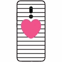 Husa personalizata tip carcasa HQPrint pentru Xiaomi Redmi Note 8 Pro, model Heart, multicolor, S1D1M0291