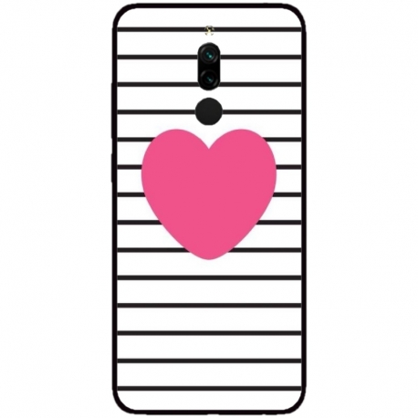 Husa personalizata tip carcasa HQPrint pentru Xiaomi Redmi Note 8 Pro, model Heart, multicolor, S1D1M0291