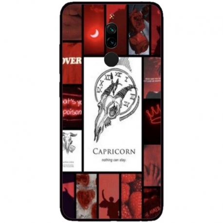 Husa personalizata tip carcasa HQPrint pentru Xiaomi Redmi Note 8 Pro, model Capricorn, multicolor, S1D1M0295