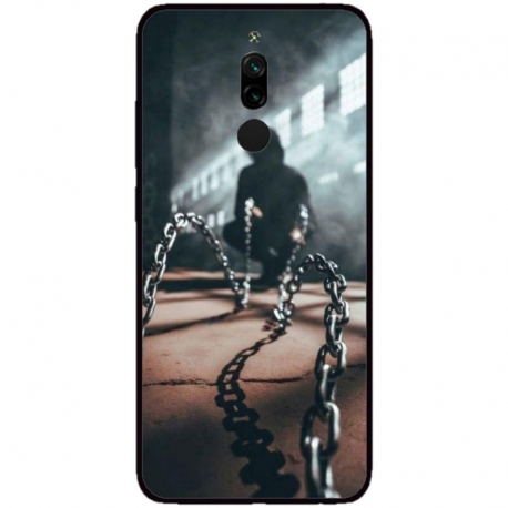 Husa personalizata tip carcasa HQPrint pentru Xiaomi Redmi Note 8 Pro, model Chain Man, multicolor, S1D1M0296
