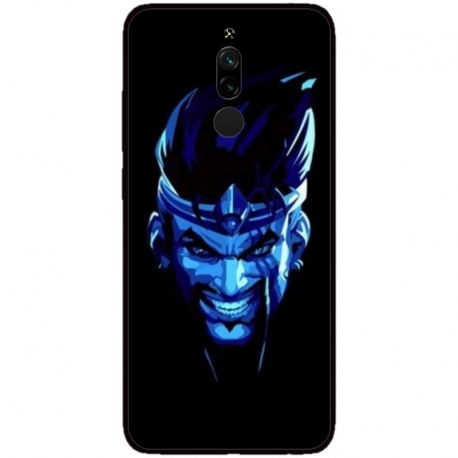 Husa personalizata tip carcasa HQPrint pentru Xiaomi Redmi 8, model Blue King, multicolor, S1D1M0305