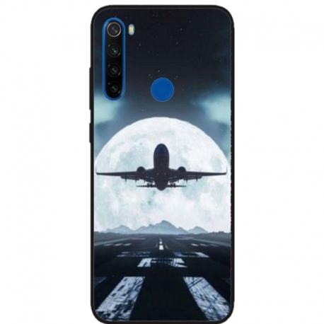 Husa personalizata tip carcasa HQPrint pentru Xiaomi Redmi Note 8, model Moon Landing, multicolor, S1D1M0077