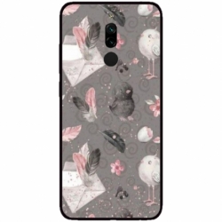 Husa personalizata tip carcasa HQPrint pentru Xiaomi Redmi 8, model Abstract 1, multicolor, S1D1M0321