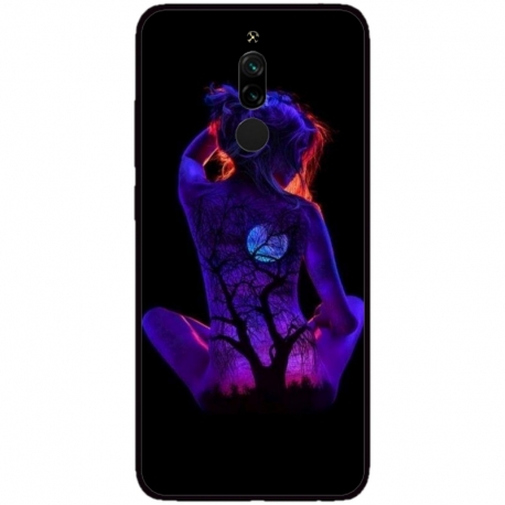 Husa personalizata tip carcasa HQPrint pentru Xiaomi Redmi Note 8 Pro, model Colorful 8, multicolor, S1D1M0329