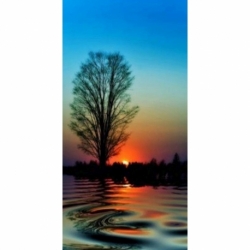 Husa personalizata tip carcasa HQPrint pentru Xiaomi Redmi Note 8T, model Apus, multicolor, S1D1M0006