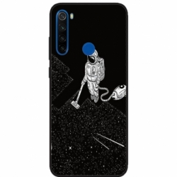 Husa personalizata tip carcasa HQPrint pentru Xiaomi Redmi Note 8T, model Vacuum of Space, multicolor, S1D1M0007