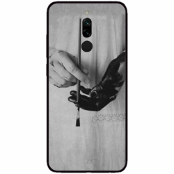 Husa personalizata tip carcasa HQPrint pentru Xiaomi Redmi 8, model Black Paint, multicolor, S1D1M0336