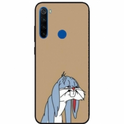 Husa personalizata tip carcasa HQPrint pentru Xiaomi Redmi Note 8T, model Tired Bunny, multicolor, S1D1M0027