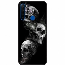 Husa personalizata tip carcasa HQPrint pentru Xiaomi Redmi Note 8T, model Skulls, multicolor, S1D1M0032
