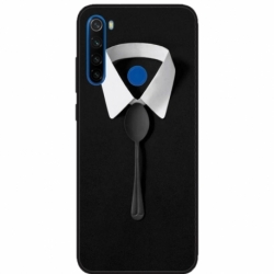 Husa personalizata tip carcasa HQPrint pentru Xiaomi Redmi Note 8T, model Mr Fancy, multicolor, S1D1M0036