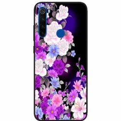 Husa personalizata tip carcasa HQPrint pentru Xiaomi Redmi Note 8T, model Flowers 3, multicolor, S1D1M0039