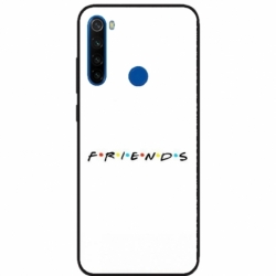 Husa personalizata tip carcasa HQPrint pentru Xiaomi Redmi Note 8T, model FRIENDS 1, multicolor, S1D1M0043