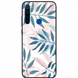 Husa personalizata tip carcasa HQPrint pentru Xiaomi Redmi Note 8T, model Leaf Design 1, multicolor, S1D1M0044
