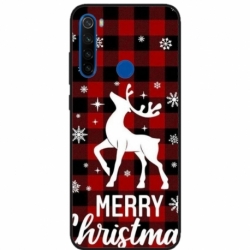 Husa personalizata tip carcasa HQPrint pentru Xiaomi Redmi Note 8T, model Merry Christmas Reindeer 2, multicolor, S1D1M0050