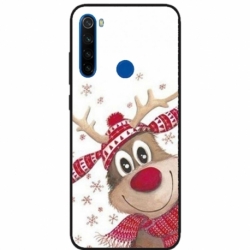 Husa personalizata tip carcasa HQPrint pentru Xiaomi Redmi Note 8T, model Reindeer 3, multicolor, S1D1M0053