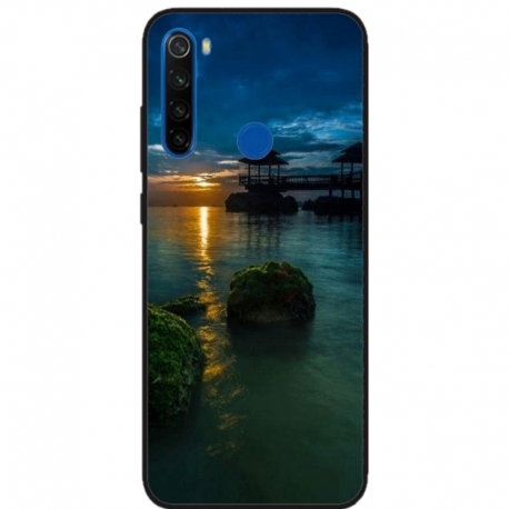 Husa personalizata tip carcasa HQPrint pentru Xiaomi Redmi Note 8T, model Nice View 1, multicolor, S1D1M0060