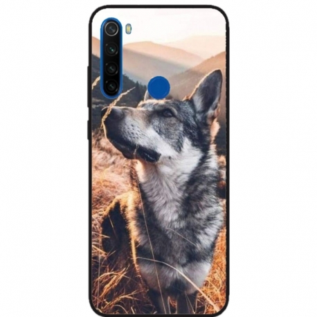 Husa personalizata tip carcasa HQPrint pentru Xiaomi Redmi Note 8T, model Dog 1, multicolor, S1D1M0064