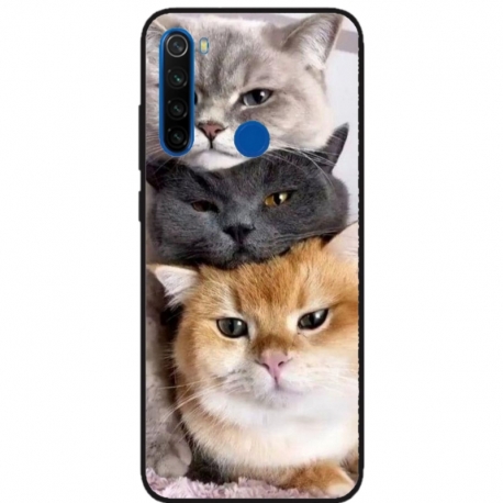 Husa personalizata tip carcasa HQPrint pentru Xiaomi Redmi Note 8, model Cats, multicolor, S1D1M0116