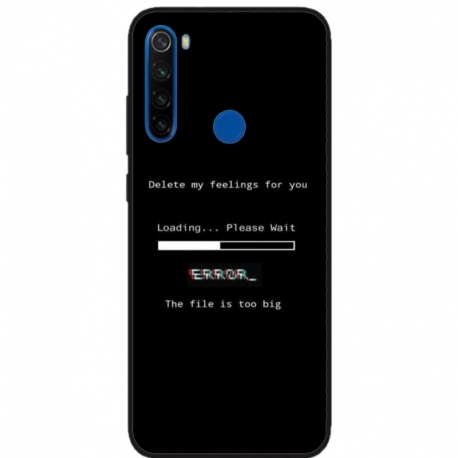 Husa personalizata tip carcasa HQPrint pentru Xiaomi Redmi Note 8T, model Delete Feelings, multicolor, S1D1M0069