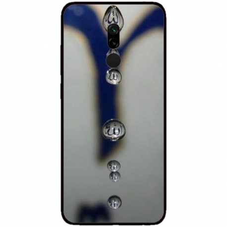 Husa personalizata tip carcasa HQPrint pentru Xiaomi Redmi Note 8 Pro, model Droplets, multicolor, S1D1M0353