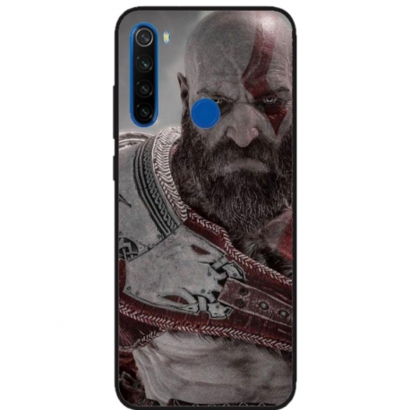 Husa personalizata tip carcasa HQPrint pentru Xiaomi Redmi Note 8T, model God of War 2, multicolor, S1D1M0081