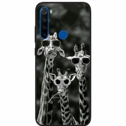 Husa personalizata tip carcasa HQPrint pentru Xiaomi Redmi Note 8T, model Zebra 1, multicolor, S1D1M0086