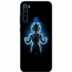 Husa personalizata tip carcasa HQPrint pentru Xiaomi Redmi Note 8T, model Goku, multicolor, S1D1M0087