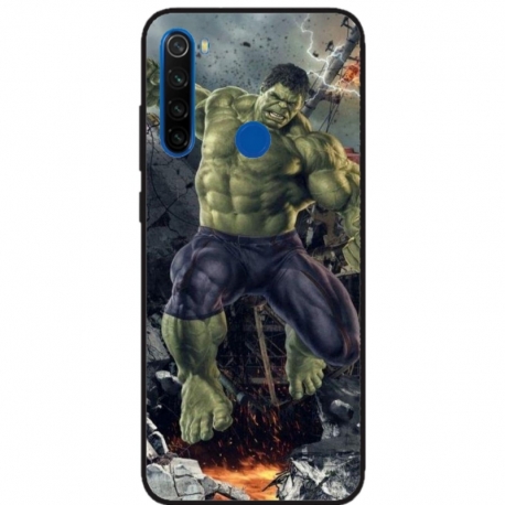 Husa personalizata tip carcasa HQPrint pentru Xiaomi Redmi Note 8T, model Hulk 1, multicolor, S1D1M0099