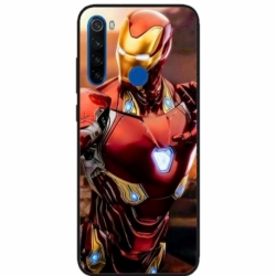Husa personalizata tip carcasa HQPrint pentru Xiaomi Redmi Note 8T, model Iron Man 1, multicolor, S1D1M0102