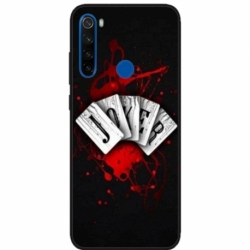 Husa personalizata tip carcasa HQPrint pentru Xiaomi Redmi Note 8T, model Joker 1, multicolor, S1D1M0106