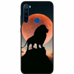 Husa personalizata tip carcasa HQPrint pentru Xiaomi Redmi Note 8T, model Lion 1, multicolor, S1D1M0110