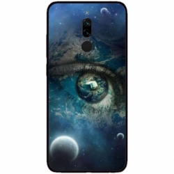 Husa personalizata tip carcasa HQPrint pentru Xiaomi Redmi Note 8 Pro, model Abstract 3, multicolor, S1D1M0362