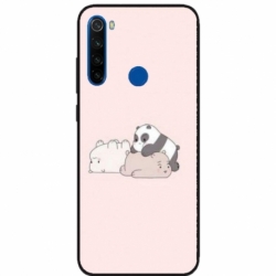 Husa personalizata tip carcasa HQPrint pentru Xiaomi Redmi Note 8T, model Bears 3, multicolor, S1D1M0115