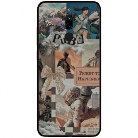 Husa personalizata tip carcasa HQPrint pentru Xiaomi Redmi Note 8 Pro, model PUBG 2, multicolor, S1D1M0363