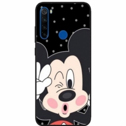 Husa personalizata tip carcasa HQPrint pentru Xiaomi Redmi Note 8T, model Mickey 1, multicolor, S1D1M0124