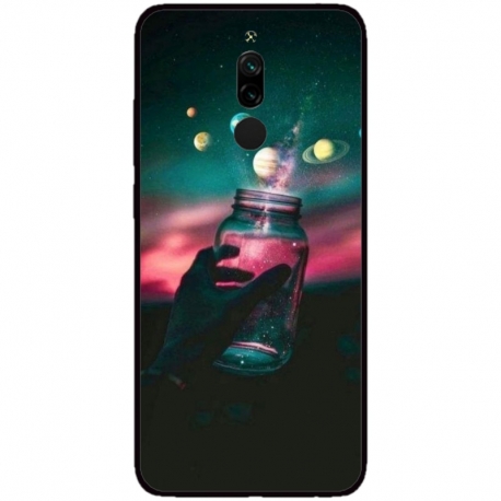 Husa personalizata tip carcasa HQPrint pentru Xiaomi Redmi 8, model Colorful 10, multicolor, S1D1M0369