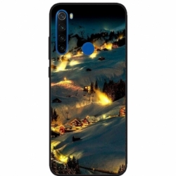 Husa personalizata tip carcasa HQPrint pentru Xiaomi Redmi Note 8T, model Nice View 6, multicolor, S1D1M0128