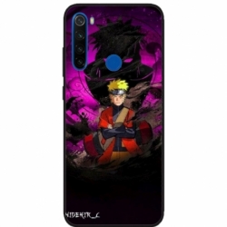Husa personalizata tip carcasa HQPrint pentru Xiaomi Redmi Note 8T, model Naruto 1, multicolor, S1D1M0132