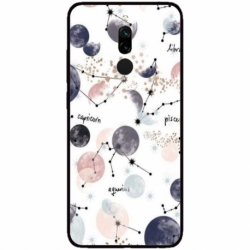 Husa personalizata tip carcasa HQPrint pentru Xiaomi Redmi Note 8 Pro, model Abstract 6, multicolor, S1D1M0372