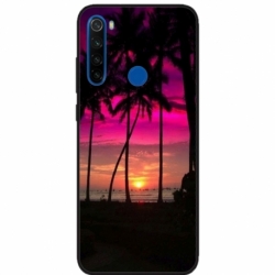 Husa personalizata tip carcasa HQPrint pentru Xiaomi Redmi Note 8T, model Beach View 1, multicolor, S1D1M0136