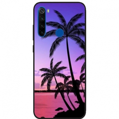 Husa personalizata tip carcasa HQPrint pentru Xiaomi Redmi Note 8T, model Beach View 2, multicolor, S1D1M0137