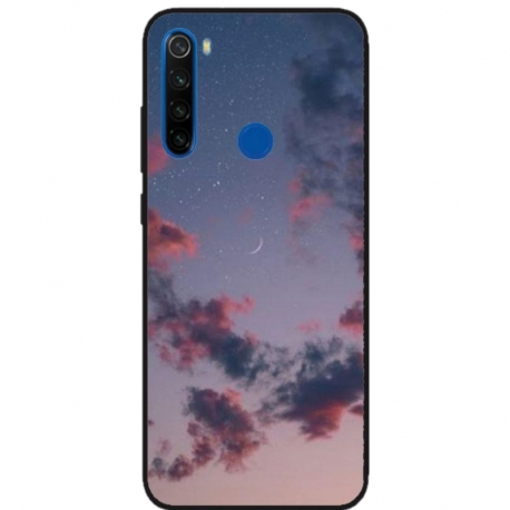 Husa personalizata tip carcasa HQPrint pentru Xiaomi Redmi Note 8T, model Moody Sky, multicolor, S1D1M0146